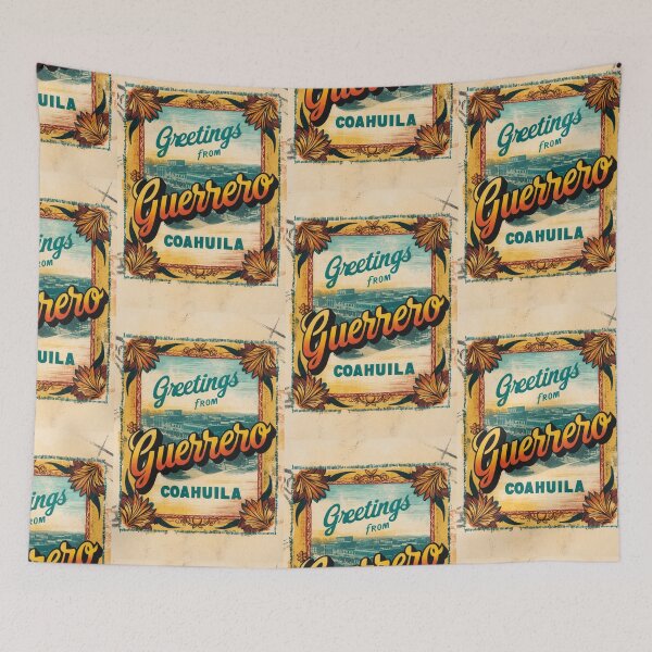 Item preview, Guerrero Coahuila Mexico Magic Town Postcard Vintage Travel designed and sold by TravelPostcardGems.
