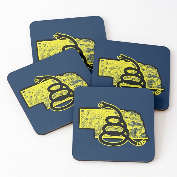 Item preview, NEBRASKA - Don't Tread on Me - Gadsden Snake Flag  designed and sold by pelagio.