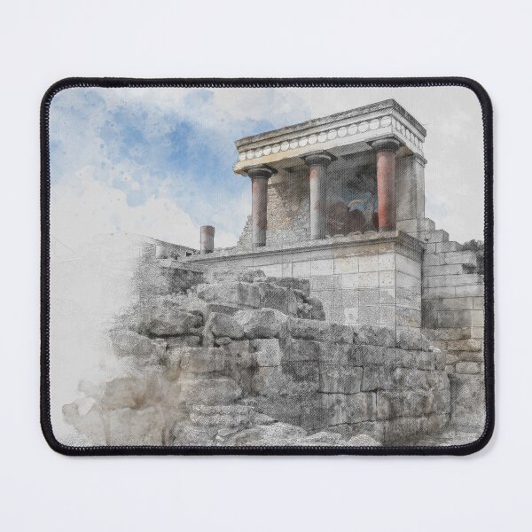 Item preview, art of Knossos Palace, Heraklion, Crete, Greece designed and sold by elgreko.