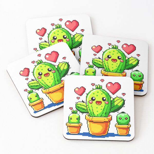 Item preview, 8-bit pixel Cactus cute cartoon style designed and sold by 1081900shop.