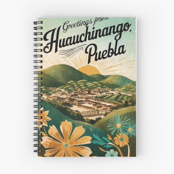 Item preview, Huachinango Puebla Mexico Magic Town Postcard Vintage Travel designed and sold by TravelPostcardGems.