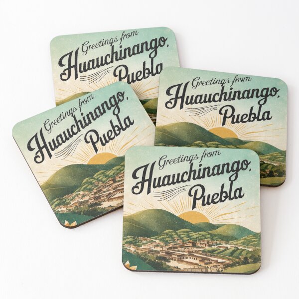 Item preview, Huachinango Puebla Mexico Magic Town Postcard Vintage Travel designed and sold by TravelPostcardGems.