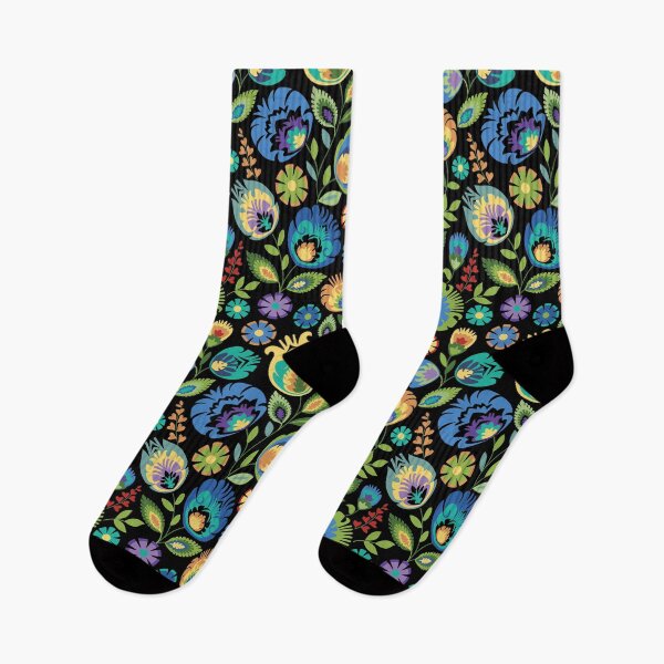 Item preview, Polish Wycinanki Floral on Black designed and sold by Barbara Pixton.