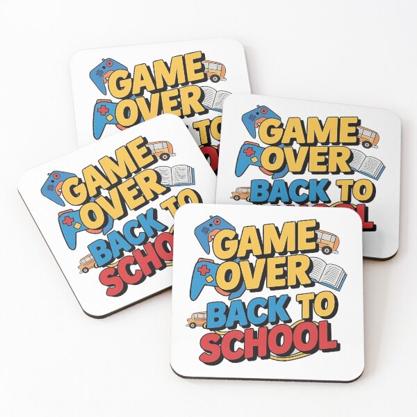 Item preview, game over back to school, back to school  designed and sold by venavar.