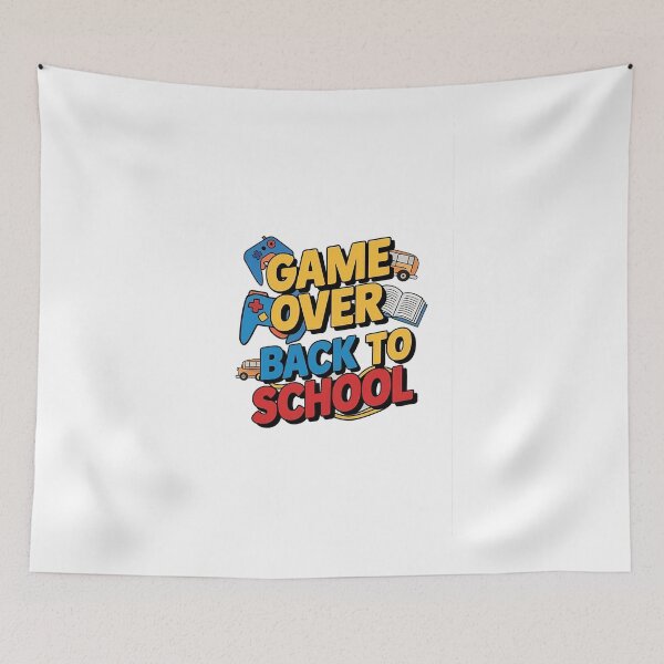 Item preview, game over back to school, back to school  designed and sold by venavar.