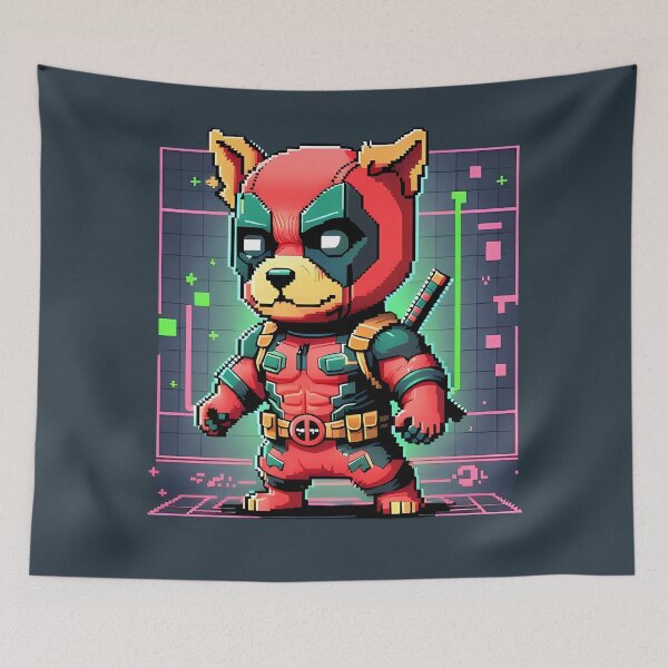 Item preview, DoggyPool - Legendary Pet Superhero designed and sold by MakeIt-Tee-See.