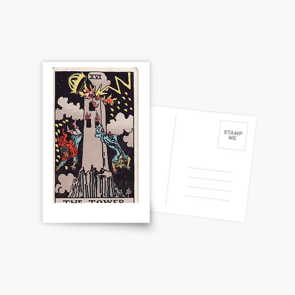 Item preview, the tower classic tarot card designed and sold by Art-Shack.