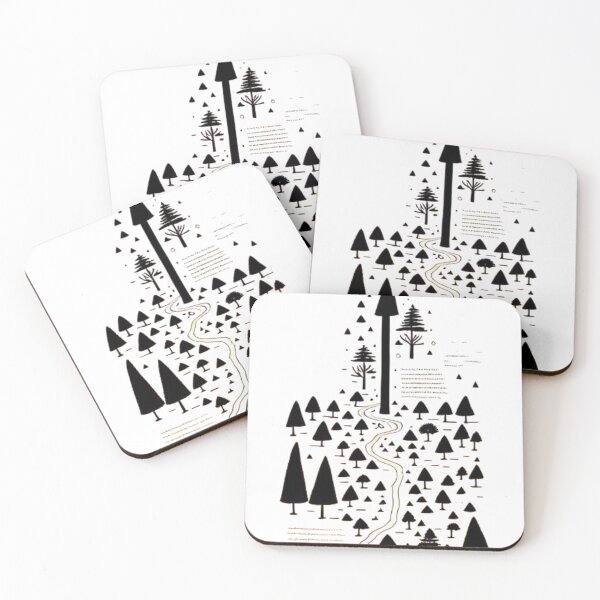 Item preview, minimalistic art of forest and canopies designed and sold by optimusprime39.