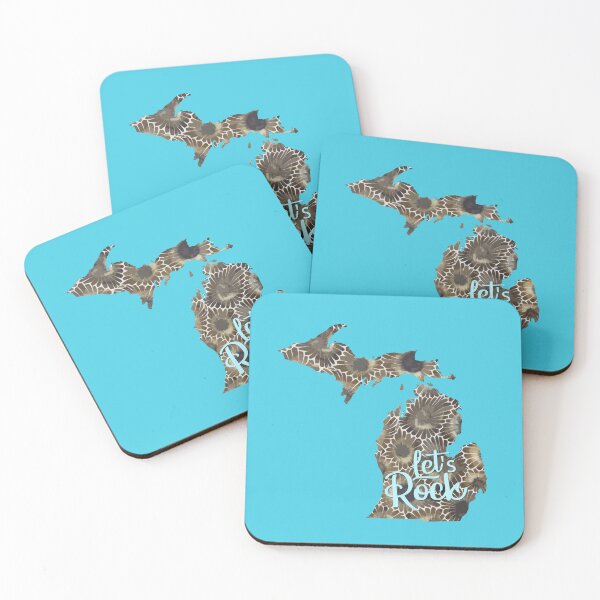 Item preview, Michigan's Pride - Petoskey Stone Let's Rock Great Lakes State designed and sold by DesignChaser.