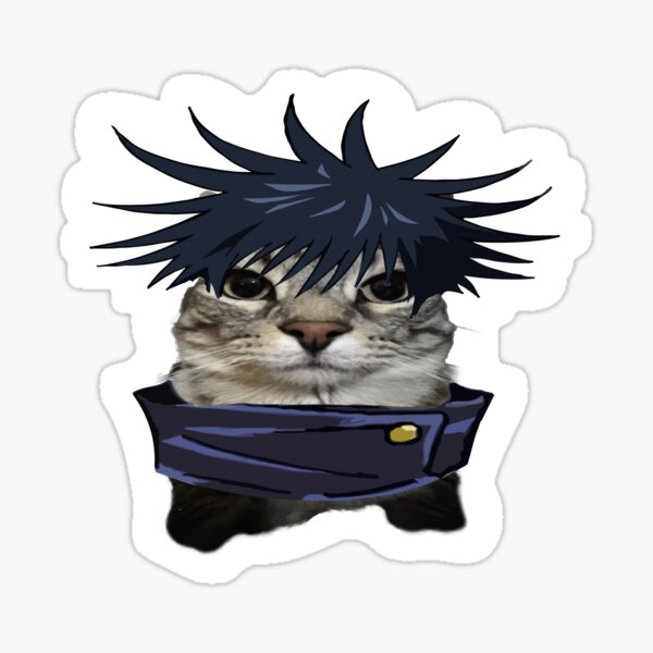Item preview, Anime Kaisen Character Cats Megumi designed and sold by Dob-Dob.