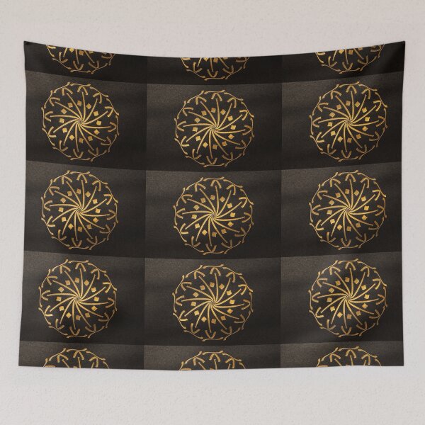 Item preview, Elegant Arabic/Urdu calligraphy of the word "Adab/ادب" (Translation: Literature) in golden hues on a textured dark background, symbolizing the beauty and richness of literature. designed and sold by Azraqcrafts.