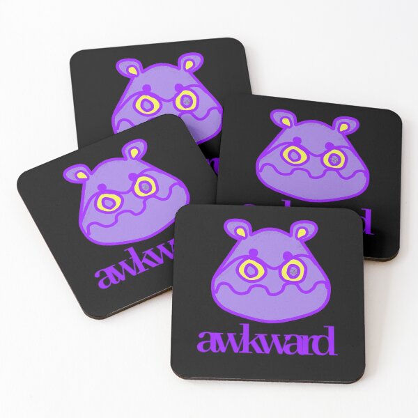 Item preview, LaMaisonOfMY BIG MOUTH HIPPO AWKWARD-FACED COLLECTION NO.3 BLACK designed and sold by LaMaisonOfMY.