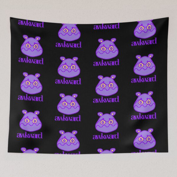 Item preview, LaMaisonOfMY BIG MOUTH HIPPO AWKWARD-FACED COLLECTION NO.3 BLACK designed and sold by LaMaisonOfMY.