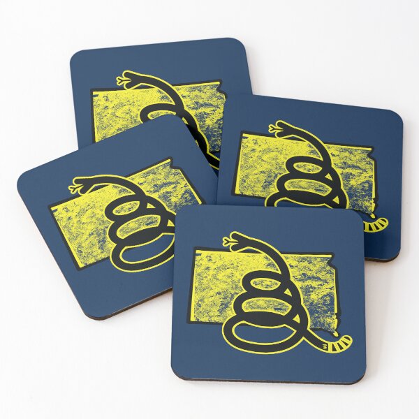 Item preview, SOUTH DAKOTA- Don't Tread on Me - Gadsden Snake Flag  designed and sold by pelagio.