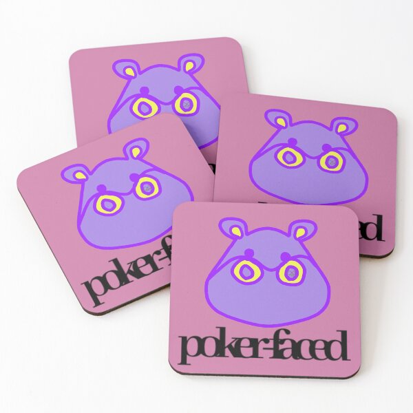 Item preview, LaMaisonOfMY BIG MOUTH HIPPO POKER-FACED COLLECTION NO.4 PINK designed and sold by LaMaisonOfMY.
