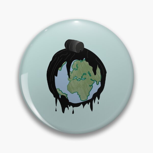 Item preview, Oil-Engulfed Earth designed and sold by HEERMANArt.