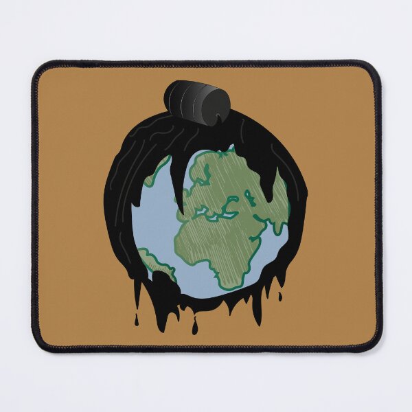 Item preview, Oil-Engulfed Earth designed and sold by HEERMANArt.