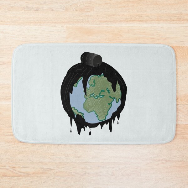 Item preview, Oil-Engulfed Earth designed and sold by HEERMANArt.
