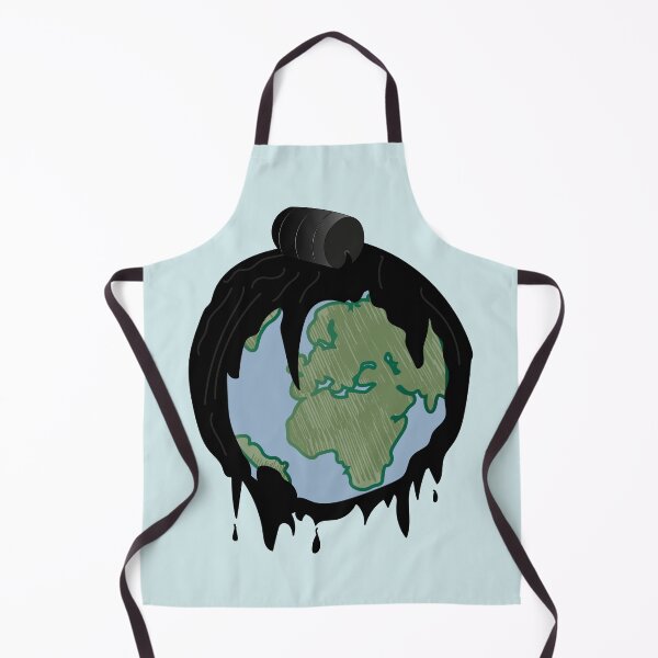 Item preview, Oil-Engulfed Earth designed and sold by HEERMANArt.