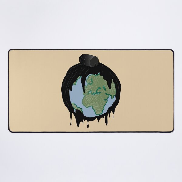 Item preview, Oil-Engulfed Earth designed and sold by HEERMANArt.