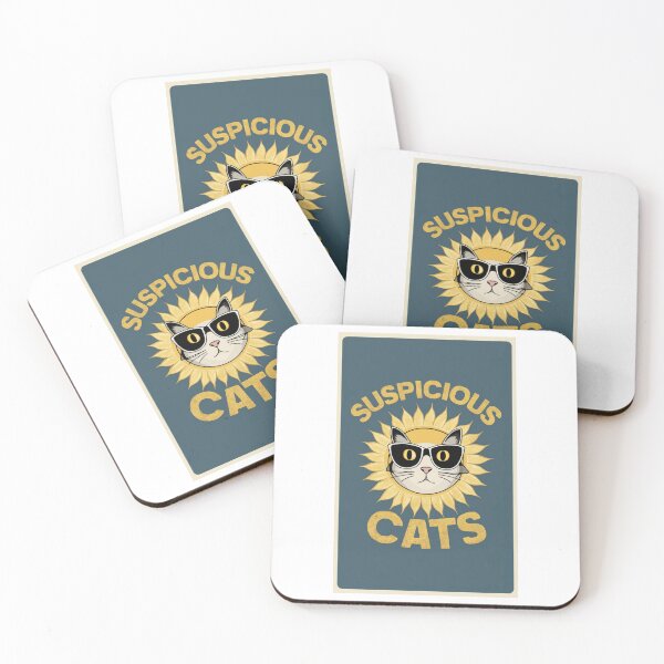 Item preview, Vintage Suspicious Cats v1 designed and sold by FenwickDesign99.