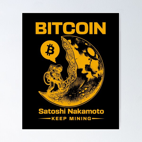 Artikel-Vorschau von Bitcoin Kryptowährung BTC Satoshi Nakamoto, designt und verkauft von Dirko13.