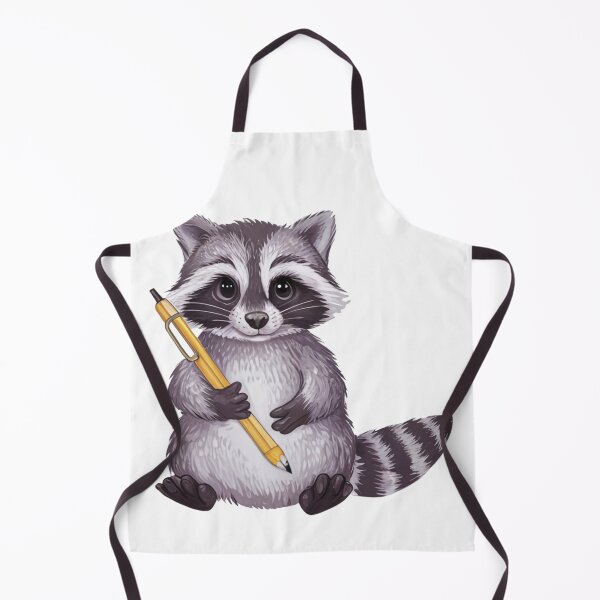 Item preview, Racoon with pen journaling edition designed and sold by Shorazu.