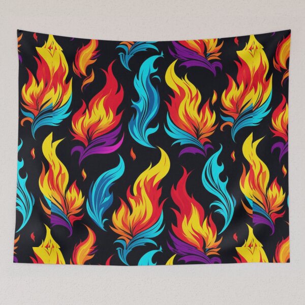 Item preview, Fire and Feathers Pattern designed and sold by Planetporridge.