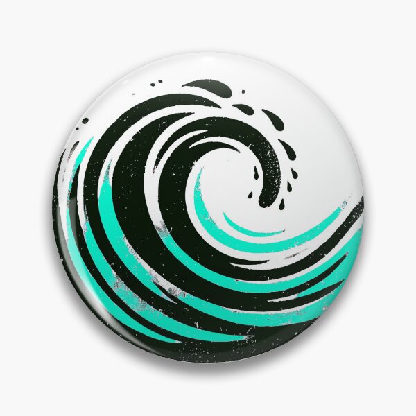 Item preview, Wave of Creativity in Teal designed and sold by DD Design.