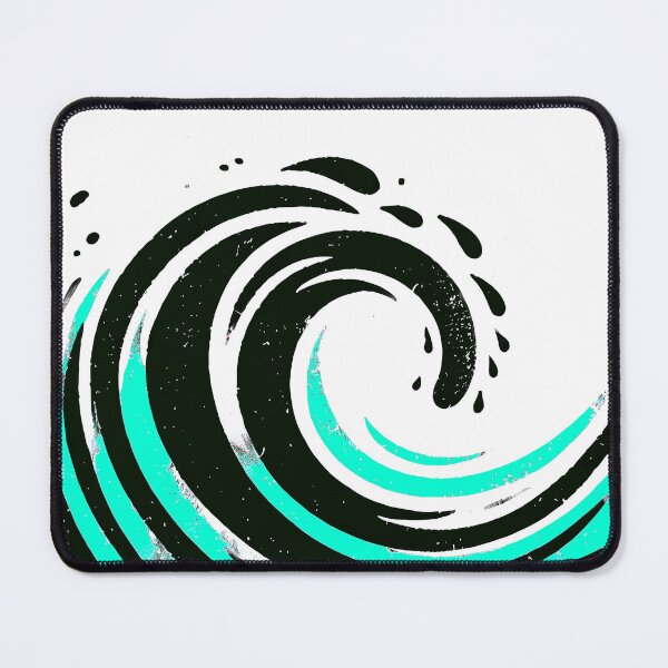 Item preview, Wave of Creativity in Teal designed and sold by DD Design.