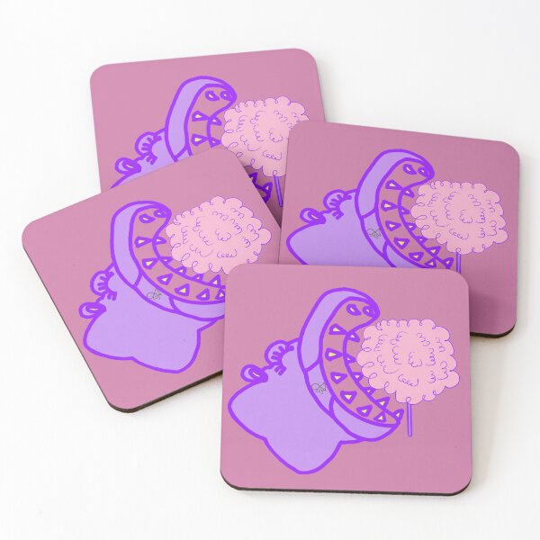 Item preview, LaMaisonOfMY BIG MOUTH HIPPO EATS CANDY FLOSS COLLECTION NO.1 PINK designed and sold by LaMaisonOfMY.