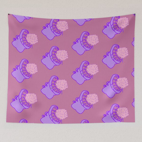 Item preview, LaMaisonOfMY BIG MOUTH HIPPO EATS CANDY FLOSS COLLECTION NO.1 PINK designed and sold by LaMaisonOfMY.