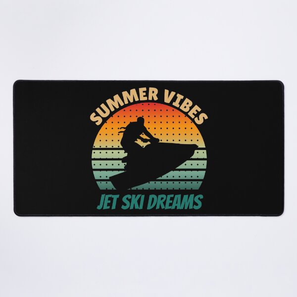 Item preview, SUMMER VIBES JET SKI DREAMS Orange Blue Green Sunset Ride designed and sold by SplashTastic.