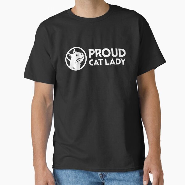 Proud Cat Lady in White Classic T-Shirt
