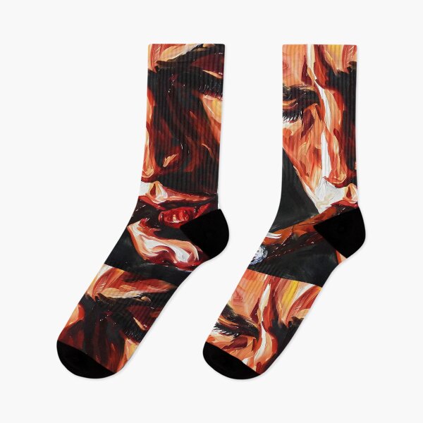 Item preview, Close-Up Portrayal of a Man Smoking a Cigar - Swirling Smoke with Vibrant Expressive Colors designed and sold by OlfactoART Studio.