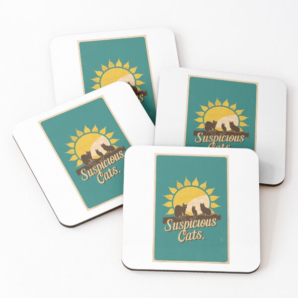 Item preview, Vintage Suspicious Cats v2 designed and sold by FenwickDesign99.