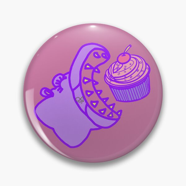 Item preview, LaMaisonOfMY BIG MOUTH HIPPO EATS CUPCAKE COLLECTION NO.1 PINK designed and sold by LaMaisonOfMY.