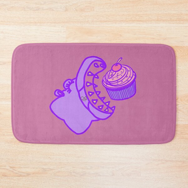 Item preview, LaMaisonOfMY BIG MOUTH HIPPO EATS CUPCAKE COLLECTION NO.1 PINK designed and sold by LaMaisonOfMY.