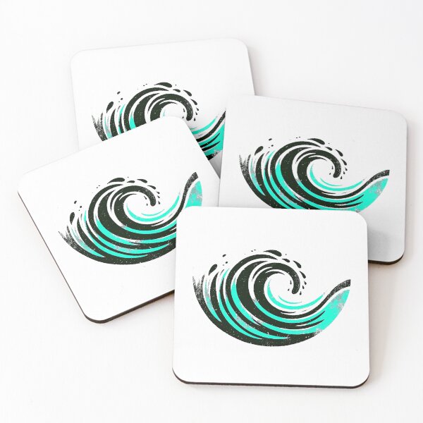 Item preview, Wave of Creativity in Teal designed and sold by DD Design.