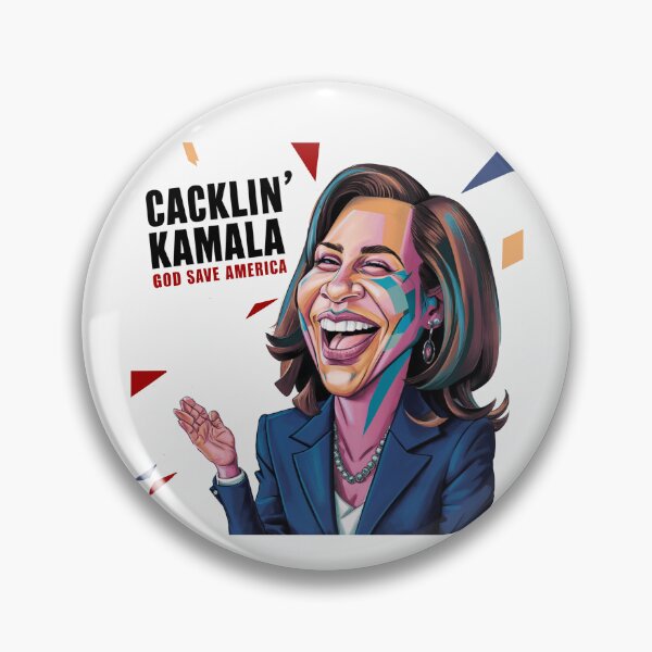 Item preview, Funny Cacklin' Kamala God Save America Political Art designed and sold by Nature's Fancy.