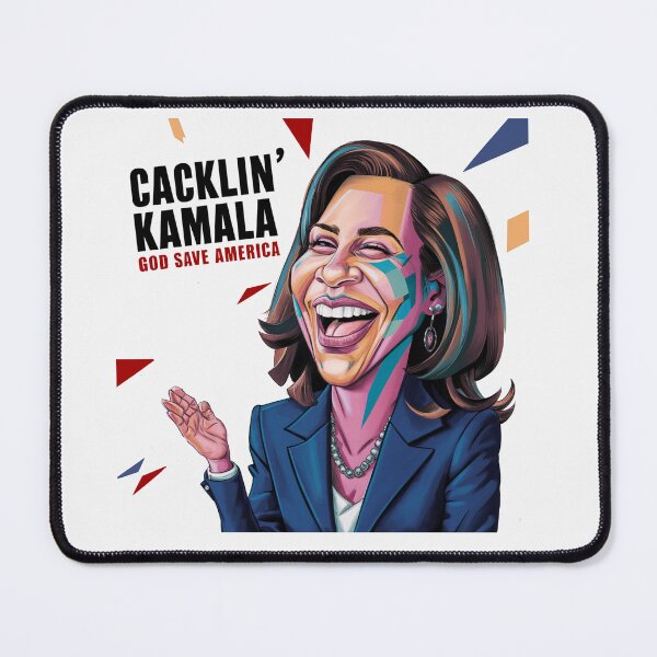 Item preview, Funny Cacklin' Kamala God Save America Political Art designed and sold by Nature's Fancy.