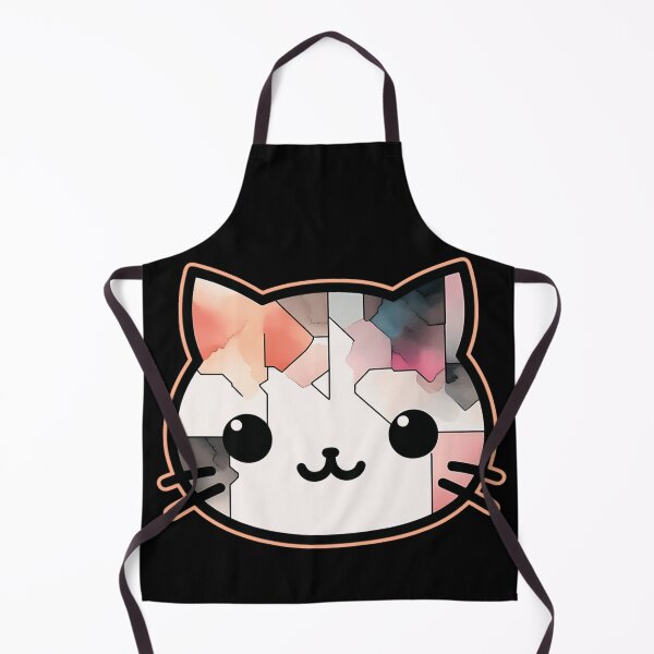 Item preview, Cute Chibi Cat Digital Outline Print designed and sold by Dynke.