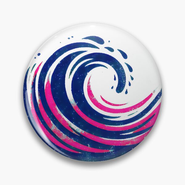 Item preview, Wave of Creativity in Pink designed and sold by DD Design.