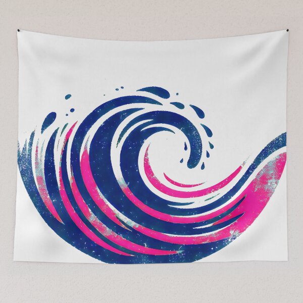 Item preview, Wave of Creativity in Pink designed and sold by DD Design.