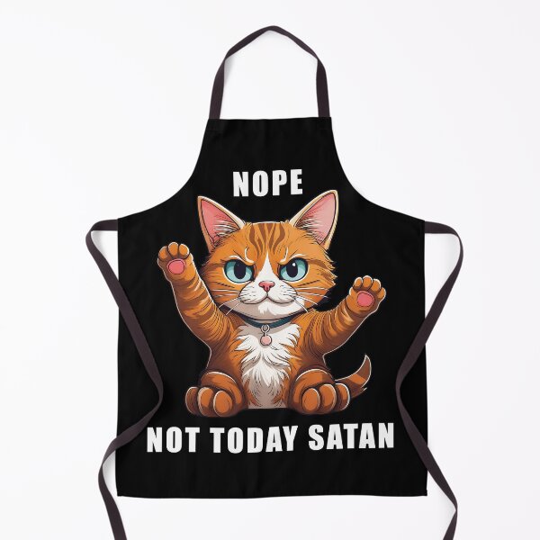 Item preview, Cat - Not Today Satan designed and sold by Kspirit Designs.