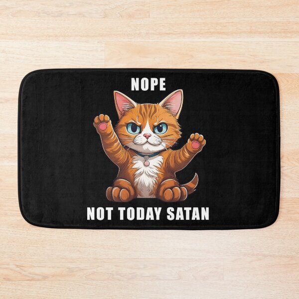 Item preview, Cat - Not Today Satan designed and sold by Kspirit Designs.