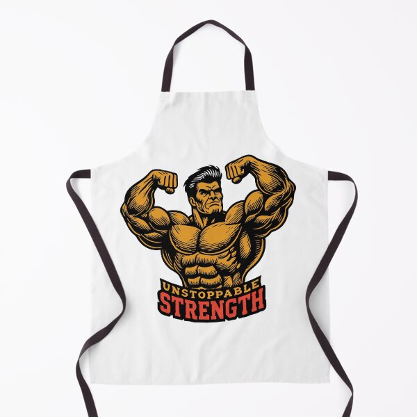Item preview, Unstoppable Strength - Vintage Style Muscle Illustration T-Shirt Design designed and sold by KARTICK DUTTA.