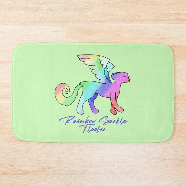 Item preview, Rainbow Sparkle Floofer by Mackenna Originals designed and sold by orangepopdes.