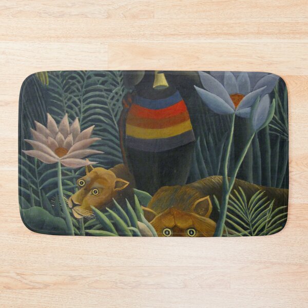 Aperçu de l'œuvre artiste henri rousseau, peintre henri rousseau, art henri rousseau, oeuvre d'henri rousseau, style de peinture henri rousseau, style d'art henri rousseau créée et vendue par rosa-reid.