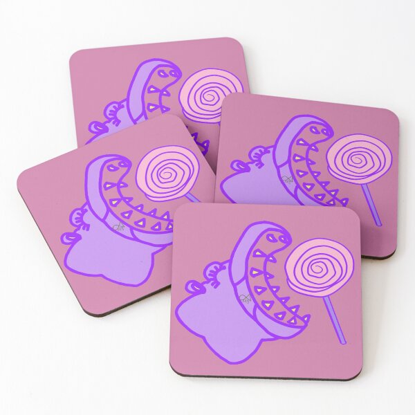 Item preview, LaMaisonOfMY BIG MOUTH HIPPO EATS LOLLIPOP COLLECTION NO.1 PINK designed and sold by LaMaisonOfMY.